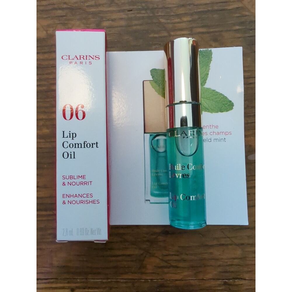 CLARINS Lip Comfort Oil 06 Mint 2.8 ml / 0.09 oz